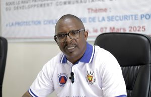 Roger Ndikumana, Directeur Général de la Protection Civile et Président de Président de la plateforme nationale de prévention et de gestion des risques de catastrophes