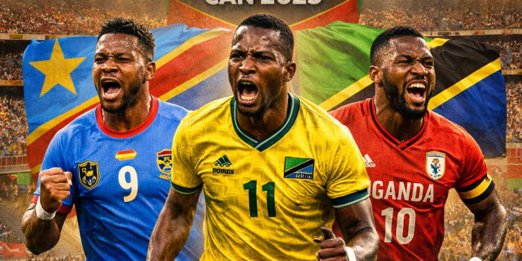 Afrique de l’Est à la CAN 2025 : entre ambitions et défis pour la RDC, la Tanzanie et l’Ouganda