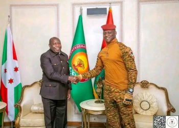 Evariste Ndayishimye ari mu rugendo mu gihugu ca Burkina Faso