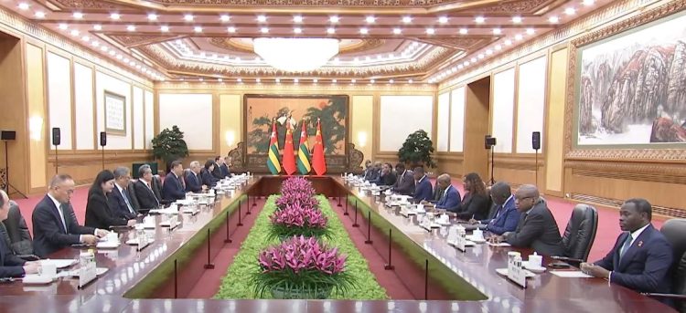 Chine-Togo : Xi Jinping et Faure Gnassingbé affichent leur volonté de renforcer la coopération bilatérale
